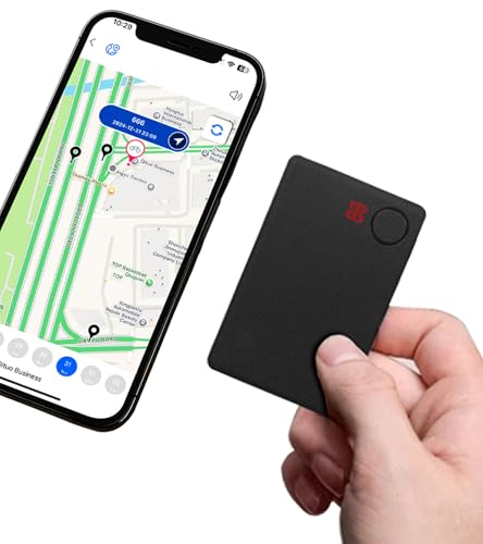 GPS Tracker for Vehicles No Monthly Fee - Portable Mini GPS Tracking Device with App, Hidden Real-Time GPS Tracking Device for Cars, Kids, Pets & Valuables, Works on Android & iOS