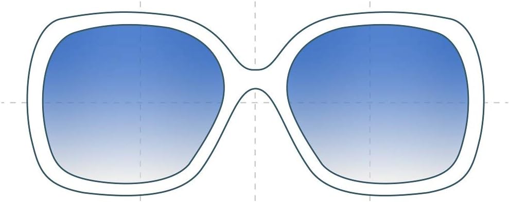 Sunglass Fix Replacement Sunglass Lenses Compatible for Oakley Gauge 6 OO6038 57mm (Non-Polarized Diamond French Blue Gradient Pair-SFx Diamond)