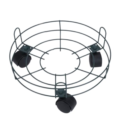 OUYUE Carrito Móvil para Macetas Bandeja For Macetas Móviles, Soporte Grande For Macetas con Freno, Bandeja For Bonsáis para Jardín Patio Sala De Estar(25.5cm)