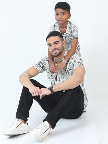 Image of Dad & Son Aztec Printed Shirt