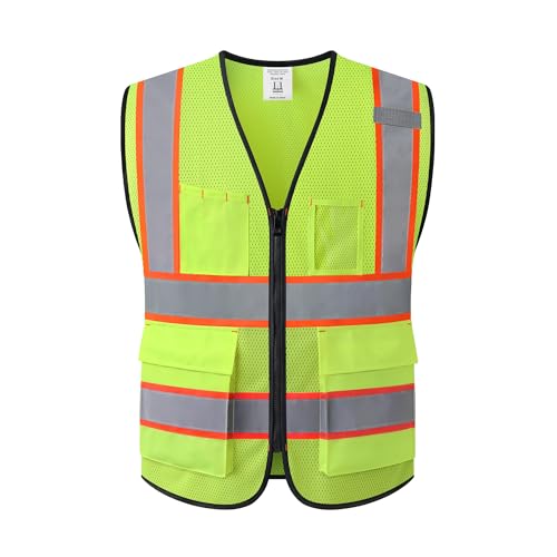 Image of Safety Vest for Men Women Reflective Construction Vest