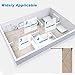 FREDBECK 36in x 84in Wood Barn Door with 6.6FT Barn Door Hardware Kit Included K Shape Solid Spruce Panel Need to Assembly