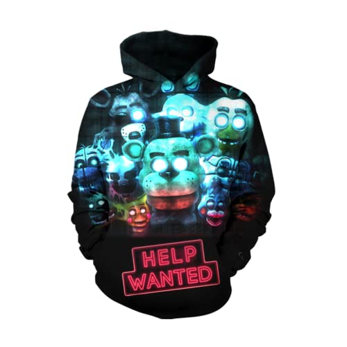 Annviopn Boys And Girls Fashion Game Novelty Hoodie Teen 3D Print Pullover Hoodie Kids Hooded Sweatshirts With Pocket 10-12 Years #TOP23