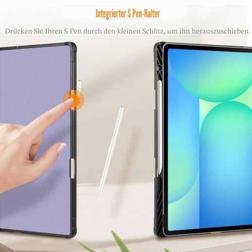Fintie Schutzhülle für Samsung Galaxy Tab S10 FE Plus 13,1 Zoll 2025 Modell (SM-X620/X626) mit integriertem S-Stifthalter… – Ansicht 6
