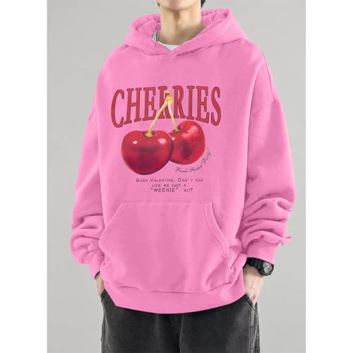 Sweat à capuche vintage pour homme pull baggy oversize gris anthracite - 2