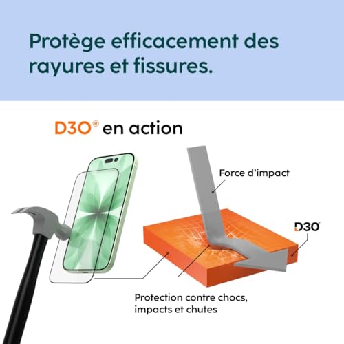 Hama Verre de protection décran Apple IPhone 17 1 pc résistant aux éraflures 00228556 - vue 4