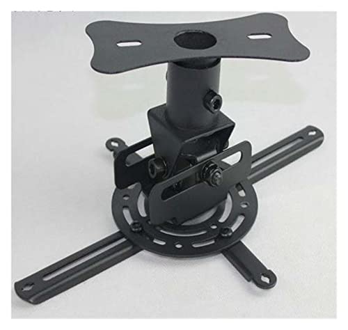 Soporte de techo proyector DL-T717 de acero inclinable y giratorio negro para montaje en pared 2