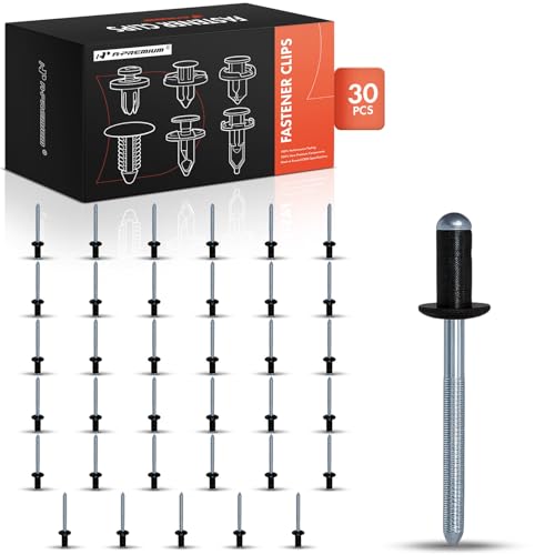 Rivets de porte en aluminium de rechange pour Tundra et Sienna kit de 30 unités