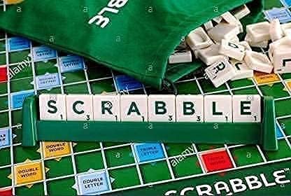 Image of Scrabble Board Game, Word, Letters Game for All Ages (Multicolour),Pack of 1 (Regular)