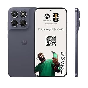 Motorola Moto g67 5G Smartphone (6,78“-Super-HD-Display mit Corning Gorilla Glas 7i, Sturz- und Kratzschutz, 50-MP-Kamera, 4/128 GB, 5100 mAh, Android 16) Pantone Arctic Seal