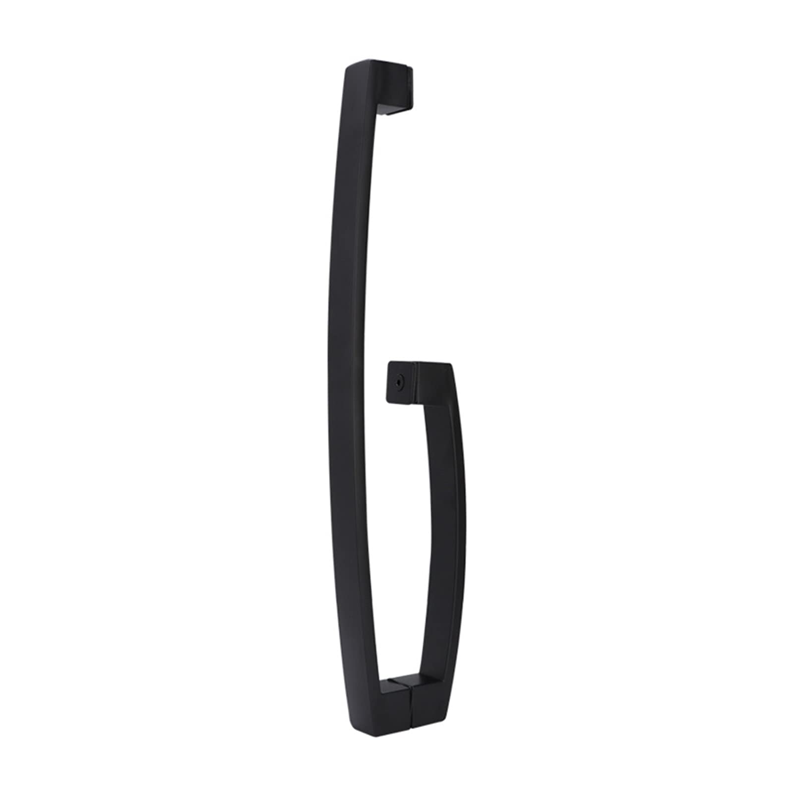 Ensemble de poignée de porte en verre avec rondelles de protection