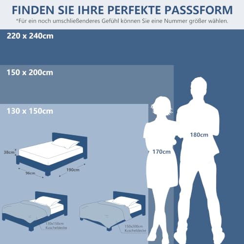 CozyLux Kuscheldecke Flauschig Decke 150x200 cm Schwarz – Bild 8