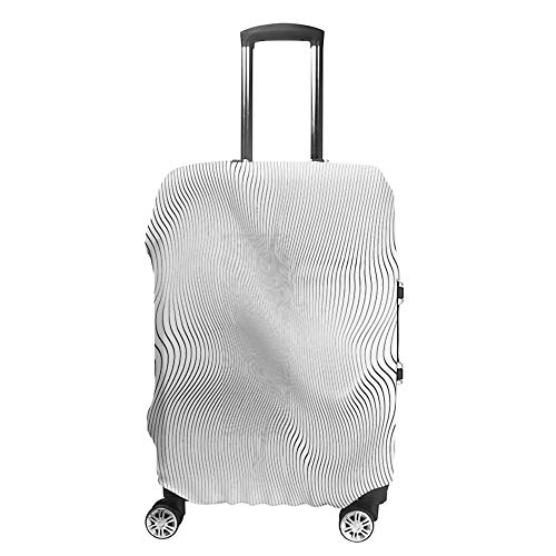 Housse de protection pour bagages à motif ondulé idéale pour l'enregistrement en soute