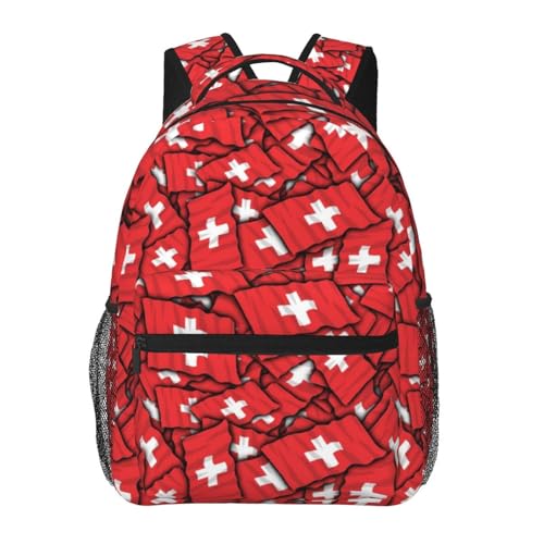 Mochila de Suiza ligera multibolsillos para solucionar la falta de espacio