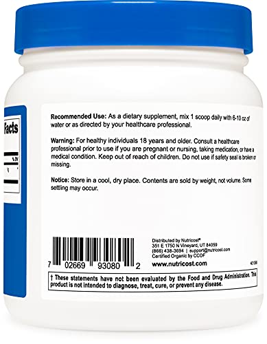 Nutricost-Organic-Spirulina-Powder-454-Grams-1LB-1g-Per-Serving-454-Servings