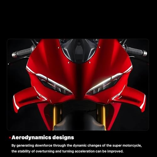 Ailerons latéraux moto Panigale V4 fixed winglet spoiler