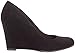 Jessica Simpson Women's Cash Slip On Wedge, Black Suede, 10 M US