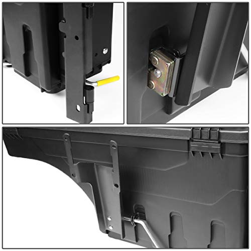 Dna Motoring Ztl-Y-0102 Truck Bed Wheel Well Storage Case Tool Box W/Lock Left Side Compatible With 15-20 F150, Black #TOP5