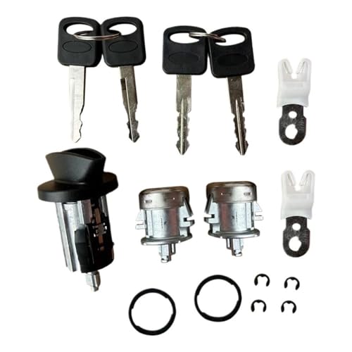 Serrure de porte de voiture pour F250 F350 1997-1999 barillet de coffre avec clés 7C3Z1521990A