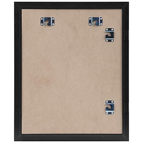 Americanflat Kids Artwork Frame Changeable (Black) - Magnetic Door Holds 100 Art Pieces - 8.5x11 Letter Size Display with Mat or 10x12.5 Without Mat - My Mini Masterpiece - Image 6