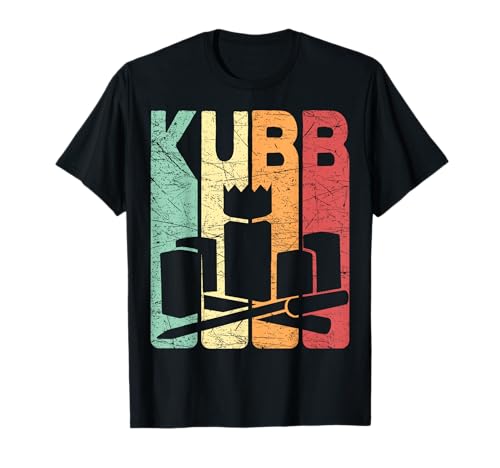 Photo de Kubb Vintage Kubb Player Retro Kubb Jeu T-Shirt