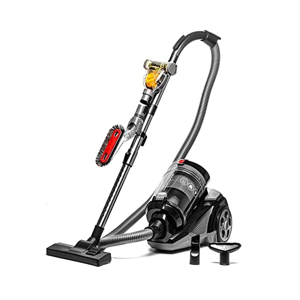 OVENTE Bagless Canister Vacuum Cleaner with...