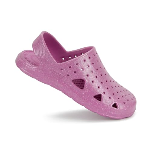 Image of Totes Kids' Everywear Lightweight Waterproof Contoured Splash and Play Clog Sandals with Strap