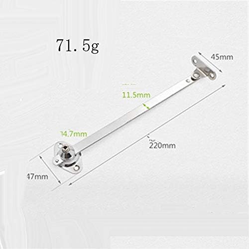 Stainless Steel Cabinet Door Support Rod - 12 Inch Under Door Elevator Bracket for Kitchen CABI, Hardware Accessories for Hind Cabinet Doors