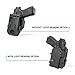 Alien Gear Rapid Force Level 2 OWB Holster - Locking Belt Slide - Sig P365XL/Sig P365XL Spectre Comp. - Matte Black - Left Hand - Compact Light and Optic Compatible
