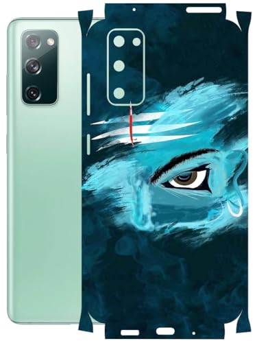 Image of AtOdds - Full Body Back Screen Guard Protector Film - Lamination Wrap Skin Sticker Compatible with Samsung Galaxy S20 FE | Scratchproof Matte Finish (Mahadev)