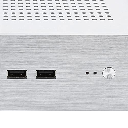 Caja de aluminio completo Mini ITX para PC de escritorio minimalista 4
