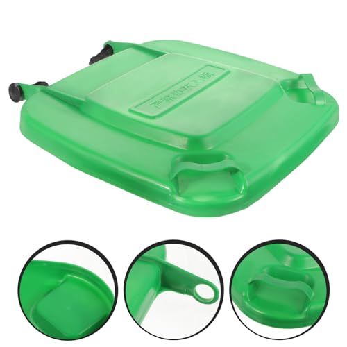 Image of SUPVOX Trash Can Lid Replacement Plastic Outdoor Garbage Can Cover 50L Sanitation Waste Bin Protector Rubbish Bin Lid Waste Basket for Home