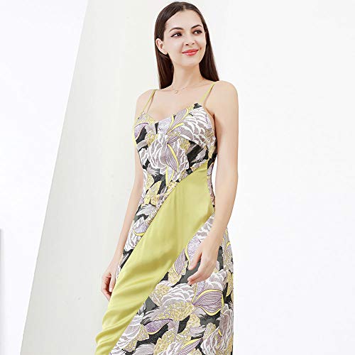 Robe sans manches doree Royal Smela taille L au design fluide