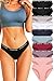 XL Gurt günstig Kaufen-FINETOO 10er Pack Baumwoll Slips Damen Atmungsaktive Unterwäsche Logo Sportunterwäsche Weich Sexy Unterhosen Reizwäsche Sportgürtel Bikini Mehrpack S-XL (M, bikini-10pack)