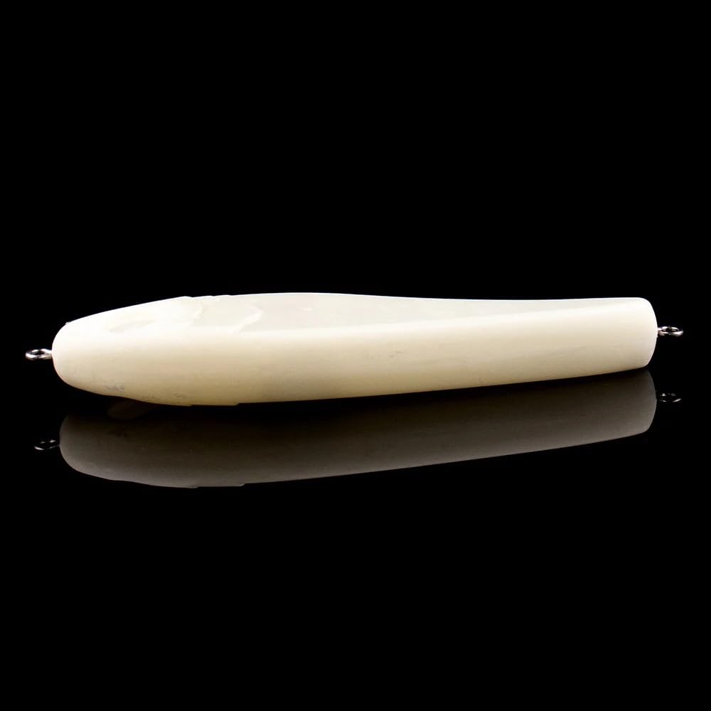 Cebos for Lucio en Blanco, 10 Uds., 12cm/38,1g, Fregadero Lento, sin Pintar, Señuelos de Pesca Artificiales, cebos Duros DIY, Aparejos almizclados