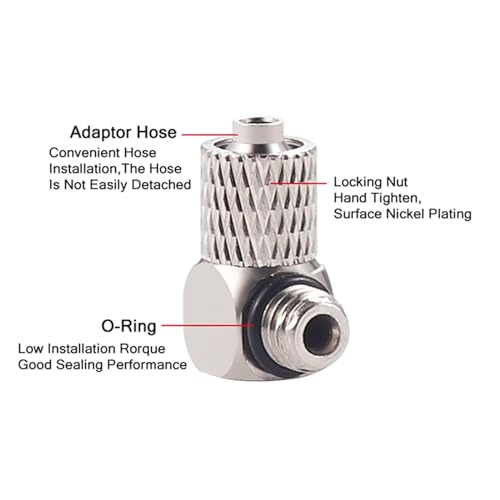 Conector MHE6-M5 mini tornillo rápido para manguera neumática recta 5