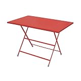 Arc en Ciel Klapptisch 110 cm emu scarlet rot
