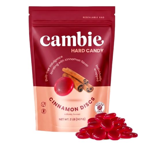 Image of Cambie Sugar Free Cinnamon Hard Candy Individually Wrapped - 2 lbs