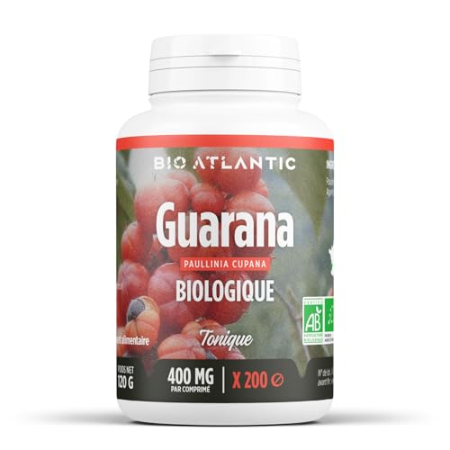 Guarana Bio - 400 mg - 200 comprimés