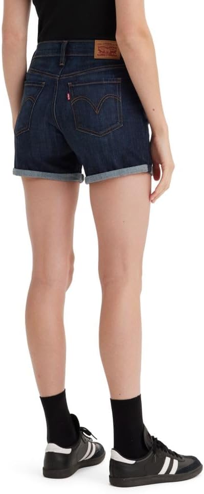 Levi's Women's Mid Length Shorts, Soft Clean White, 32 - Image 3