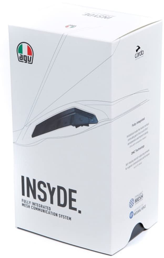 Plus d'isolement en moto avec le AGV INSYDE BLACK N intercom longue portée