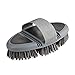 Bitz Two Tone Horse Body Brush (One Size) (Black/Gray)