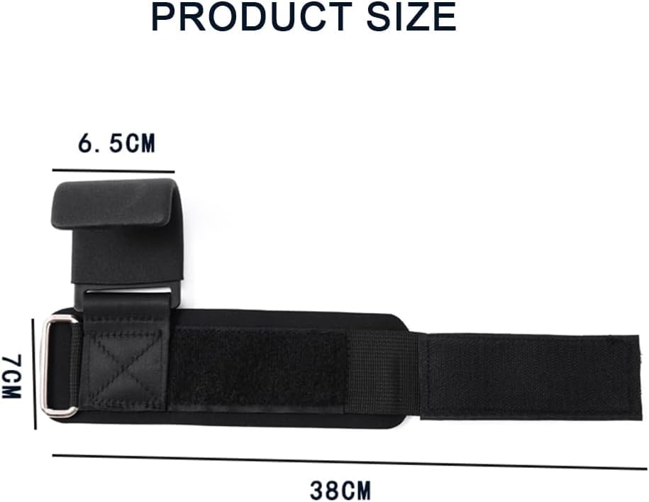 Cobra Grips Pro Guanti per sollevamento pesi, cinghie resistenti, alternativa ai ganci per sollevamento pesi, per stacchi da terra con supporto imbottito in neoprene regolabile integrato