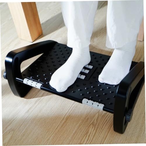 Pied de bureau hauteur réglable ergonomique et repose-pieds anti-glisse
