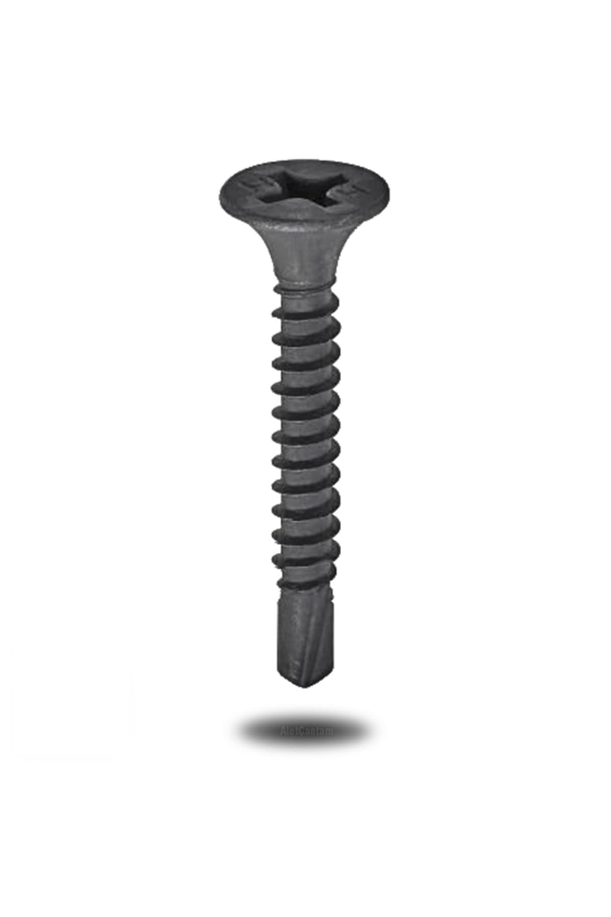 Aletçantam Matkap Uçlu Alçıpan Vidası Siyah 3.5 X 35 Mm 100…