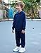 Arshiner Hoodies and Fashion Sweatpants Tracksuit for Boys Girls Navy Blue