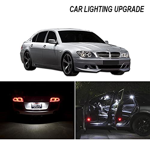 Bombillas LED para coche BMW E65 2002-2008 kit luces de interior mapa cúpula y guantera 3