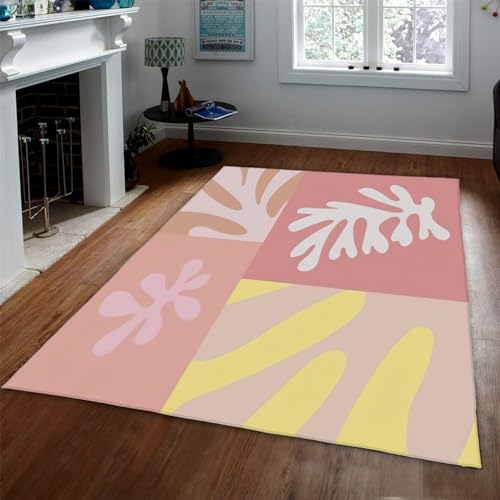 Tapis lavable Henri Matisse style motif d’algues pour balcon résistant extérieur intérieur