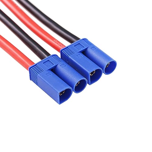 Cable de extensión RC de 10 AWG con conector EC5 para carga de baterías de aviones 3