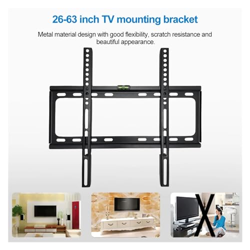 Support mural pour téléviseur LCD LED écran plat de 26 à 63 pouces fixe